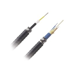 Cable De Fibra Óptica De 12 Hilos Monomodo Os2 Interior/exterior Armada Loose Tube 250um Ofcr (riser) Precio Por Metro
