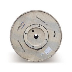 Carrete De 4 Km De Fibra Óptica Aérea Mini Adss (asu) G.652d Monomodo De 12 Hilos Exterior Span 120 Loose Tube