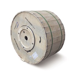 Carrete De 4 Km De Fibra Óptica Aérea Mini Adss (asu) G.652d Monomodo De 12 Hilos Exterior Span 120 Loose Tube