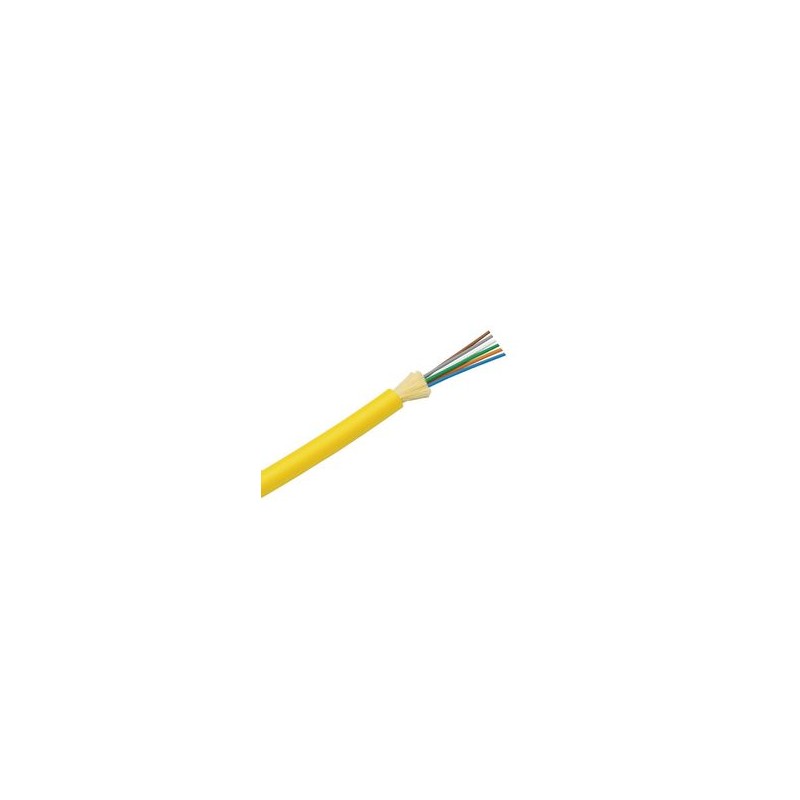 Cable De Fibra Óptica De 12 Hilos Monomodo Os2 9/125 Interior Tight Buffer 900um No Conductiva (dieléctrica) Ofnp (plenum) Preci