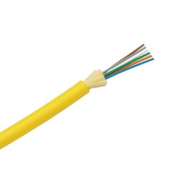 Cable De Fibra Óptica De 12 Hilos Monomodo Os2 9/125 Interior Tight Buffer 900um No Conductiva (dieléctrica) Ofnp (plenum) Preci