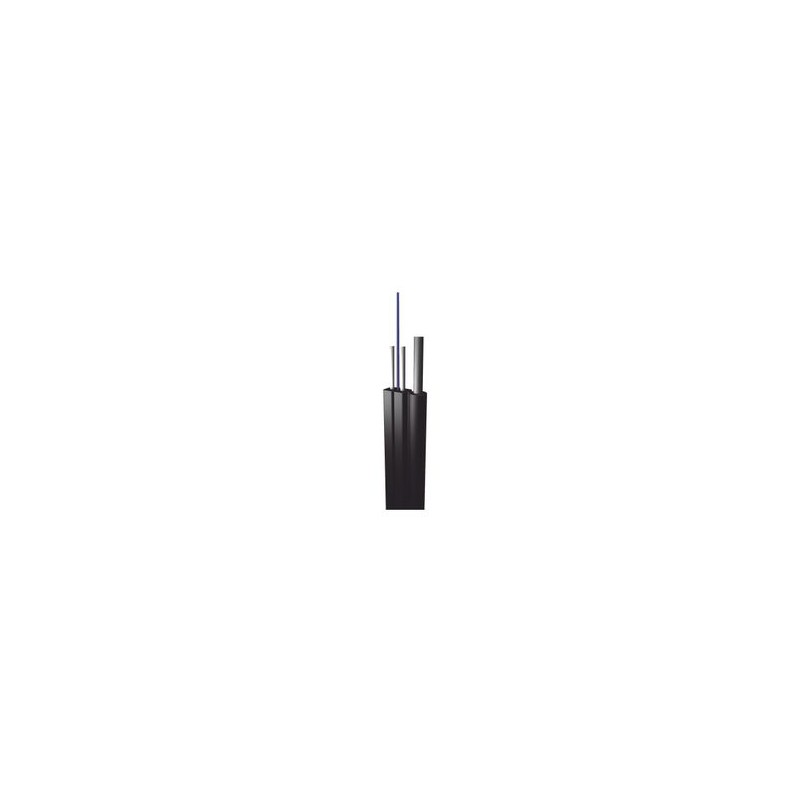 Cable De Fibra Óptica Aérea Mini Figura 8 G.657a2 Tipo Drop Monomodo De 1 Hilo (unifibra) Color Negro Precio Por Metro