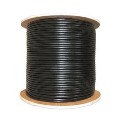 Carrete De 2 Km De Fibra Óptica Aérea Redonda (figura 0) G.657a2 Tipo Drop Monomodo 1 Hilo Forro De 3 Mm Span 80m