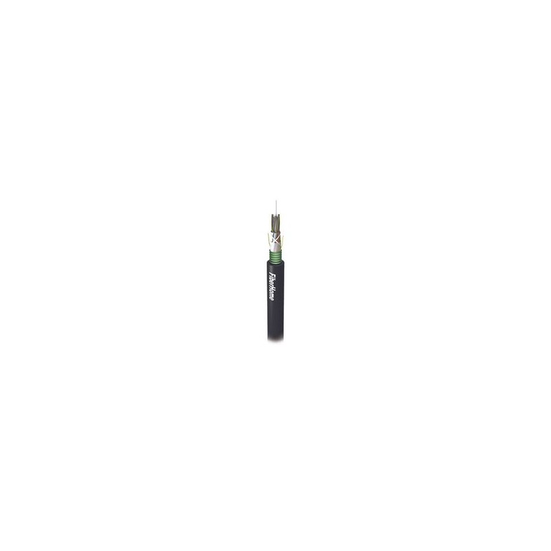 Kilómetro De Fibra Óptica Para Exterior G.652d Armada Monomodo De 48 Hilos Loose Tube Color Negro