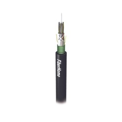 Kilómetro De Fibra Óptica Para Exterior G.652d Armada Monomodo De 48 Hilos Loose Tube Color Negro