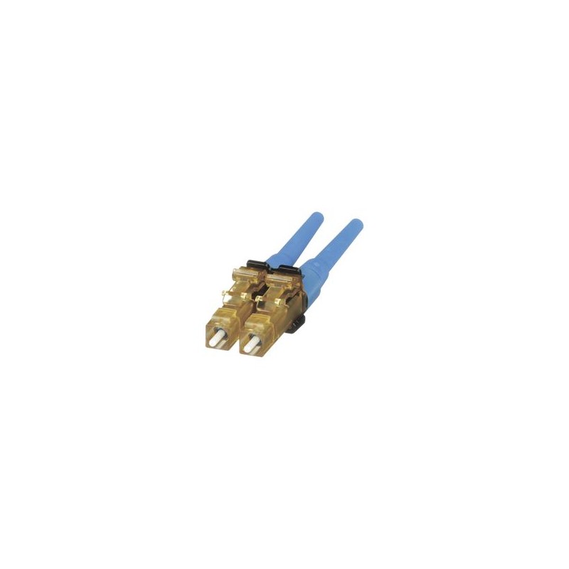 Conector De Fibra Óptica Lc Duplex Opticam Monomodo 9/125 Os2 Prepulido Color Azul
