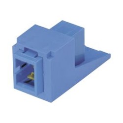 Módulo Acoplador Sc Simplex Para Fibra Óptica Monomodo Os1/os2 Tipo Minicom Color Azul