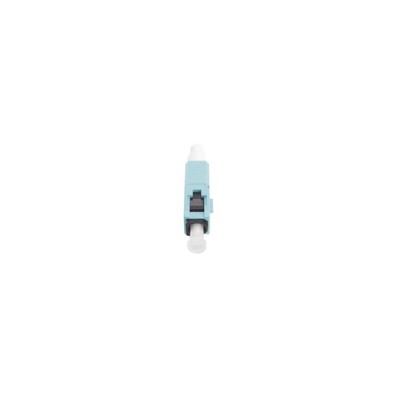 Conector De Fibra Óptica Prepulido Lightbow Sc Simplex Multimodo 50/125 (om3/om4) Reterminable Color Aqua