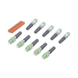 Conector Mecánico Monomodo Sc/apc Prepulido 3mm (bolsa Con 10 Piezas)