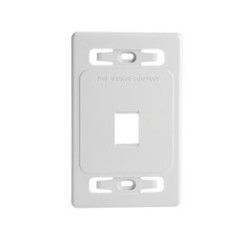 Placa De Pared Modular Max De 1 Salida Color Blanco