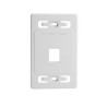 Placa De Pared Modular Max De 1 Salida Color Blanco
