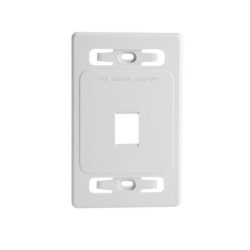 Placa De Pared Modular Max De 1 Salida Color Blanco