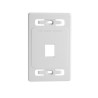 Placa De Pared Modular Max De 1 Salida Color Blanco