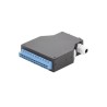 Distribuidor De Fibra Óptica Para Riel Din 12 Acopladores Lc/upc Duplex Monomodo Con Charola De Empalme