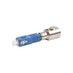Adaptador De Fibra Óptica Desnuda Para Realizar Mediciones Y Pruebas En Hilos De Fibra Sin Conector