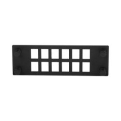 Placa Para 12 Adaptadores De Fibra Óptica Uso Con Gabinetes Fpone3 Y Fpone4