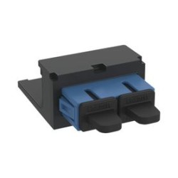 Módulo Acoplador Sc Duplex Para Fibra Óptica Monomodo Os1/os2 Tipo Minicom Color Azul