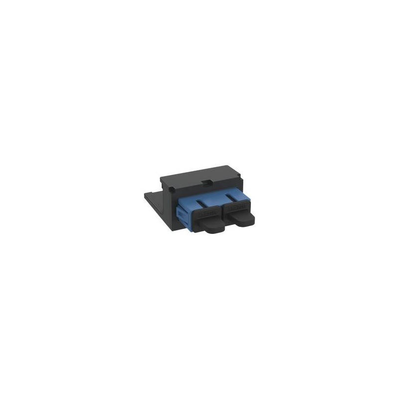 Módulo Acoplador Sc Duplex Para Fibra Óptica Monomodo Os1/os2 Tipo Minicom Color Azul
