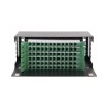Distribuidor De Fibra Óptica Con Bandejas Deslizables Vacio 19in Acepta 72 Adaptadores Lc Duplex O Lc Simplex O 72 Sc Simplex 4u
