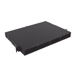 Distribuidor De Fibra Óptica De Alta Densidad Ligthverse Core Para Rack De 19in Acepta 4 Placas Plug And Play Hasta 96 Fibras 1