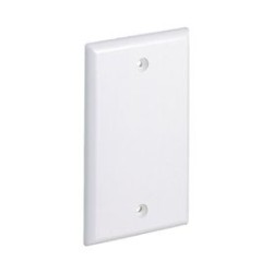Placa De Pared Ciega Universal Material Abs Color Blanco