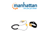 Manhattan 410144  Pulsera Antiestática Protección Contra Descargas Estáticas / Cable De 1.8 M