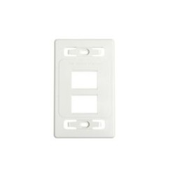 Placa De Pared Modular Max De 4 Salidas Color Blanco Versión Bulk (sin Empaque Individual)