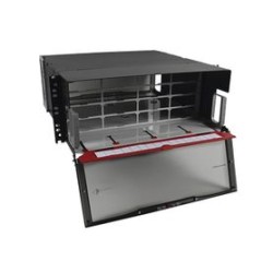Distribuidor De Fibra Óptica De Alta Densidad Ligthverse Core Para Rack De 19in Acepta 4 Placas Plug And Play Hasta 96 Fibras 1