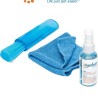 Manhattan 421010   Kit De Limpieza Para Pantallas Lcd/  Libre De Alcohol/  Incluye Solución De Limpieza/ Brocha Y Pano De Microf