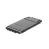 Cassette Hd Flex™ Para 32 Fibras Multimodo Om4 De 4 Mpo(8f) Macho A 4 Mpo(8f) Macho Color Gris