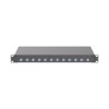 Panel De Distribuidor De Fibra Óptica Con 12 Conectores Lc Duplex (24 Fibras) Para Fibra Multimodo Om3/om4 1 Ur