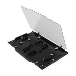 Charola De Empalme Para Fibra Óptica Protección Para 24 Empalmes De Fusión O Mecánicos Compatible Con Distribuidor Lpodf8024