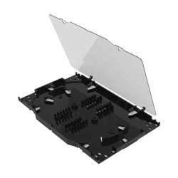 Charola De Empalme Para Fibra Óptica Protección Para 24 Empalmes De Fusión O Mecánicos Compatible Con Distribuidor Lpodf8024