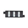 Placa Acopladora De Fibra Óptica Plug And Play Con 6 Conectores Lc Duplex (12 Fibras) Para Fibra Multimodo Aqua