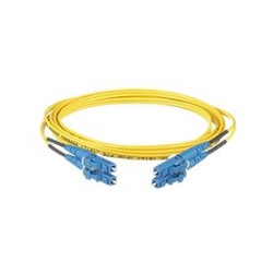 Jumper De Fibra Optica Monomodo 9/125 Os2 Lclc Duplex Ofnr (riser) Color Amarillo 3 Metros