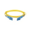 Jumper De Fibra Optica Monomodo 9/125 Os2 Lclc Duplex Ofnr (riser) Color Amarillo 3 Metros