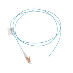 Pigtail De Fibra Óptica Lc Simplex Multimodo Om3 Xglo 50/125 Ofnr Color Aqua 1 Metro
