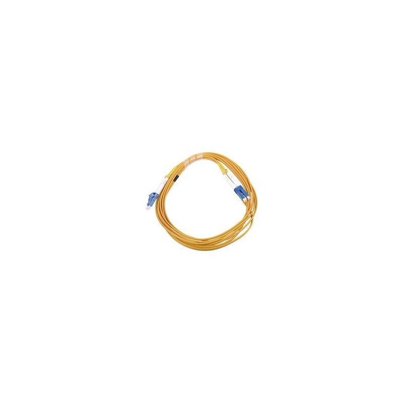 Jumper De Fibra Óptica Monomodo 9/125 Lc/upclc/upc Pvc 2.0 Mm Dúplex Amarillo 3 Metros