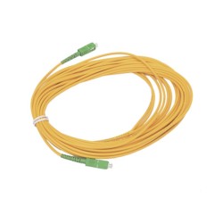 Jumper De Fibra Óptica Simplex Monomodo Con Conectores Sc/apcsc/apc 10 Metros