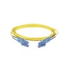 Jumper De Fibra Optica Monomodo 9/125 Os2 Lclc Duplex Ofnr (riser) Color Amarillo 10 Metros