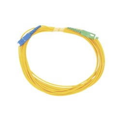 Jumper De Fibra Óptica Monomodo Sc/upc  Sc/apc Simplex Color Amarillo 5 Metros