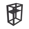 Charola Ventilada Para Soportar Equipos En Rack Profundidad Ajustable De 495 A 965 Mm 1u Color Negro