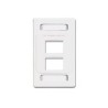 Placa De Pared Modular Max De 4 Salidas Color Blanco