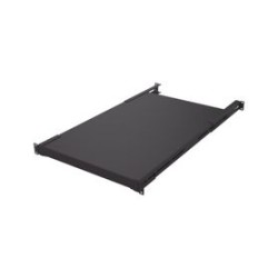 Charola Rackeable De Profundidad Ajustable Para Soportar Equipos En Rack De 19 In Doble Fijación Color Negro 3u