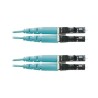 Jumper De Fibra Optica Multimodo 50/125 Om3 Lclc Duplex Ofnr (riser) Color Aqua 9 Metros