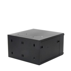 Gabinete Para Montaje En Pared Fijo Con 4 Unidades De Rack De 19in Puerta De Cristal Templado Fabricado En Acero