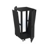Gabinete Profesional Para Telecomunicaciones De Piso 24 Ur 600 Mm De Profundidad Puerta Ventilada Y Chapa De Seguridad Con Llave