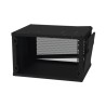 Gabinete De Pared Fijo Puerta Perforada Rack 19 De 6 Ur (600 X 355 X 523 Mm)(an X Al X Prof.) Color Negro