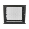 Gabinete Linkedpro De Montaje En Pared 19in Puerta Perforada 9 Ur 450 Mm De Profundidad Color Negro