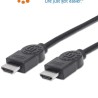 Manhattan 323239 Cable Hdmi  De Alta Velocidad De 5 Metros/ Resolución 4k30hz/ Soprota 3d/ Hdmi Macho A Macho/ Soporta Canal De
